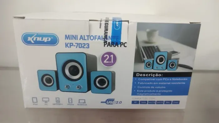 CAIXA DE SOM PARA PC KP-7023