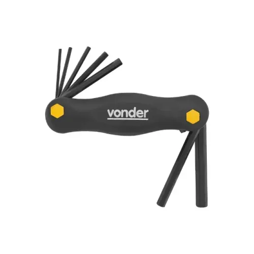 JOGO DE CHAVE ALLEN VONDER 2-8MM C/7PCS CANIVETE