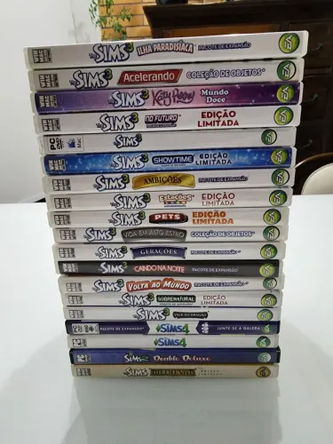 Coleção de 19 Jogos Sims 3 e 4