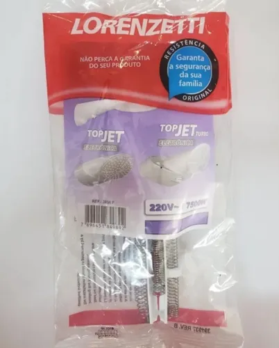 Resistência para Chuveiro Lorenzetti Top Jet Eletrônica 220V 7500W