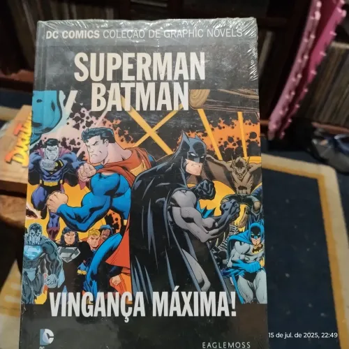 Coleção HQ Eaglemoss nr 37. Superman e Batman, vingança máxima.
