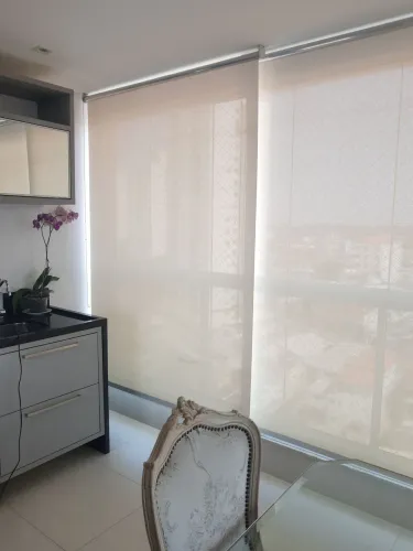 Persianas Rolô em lona marca UNIFLEX Usado retirada freguesia do ó