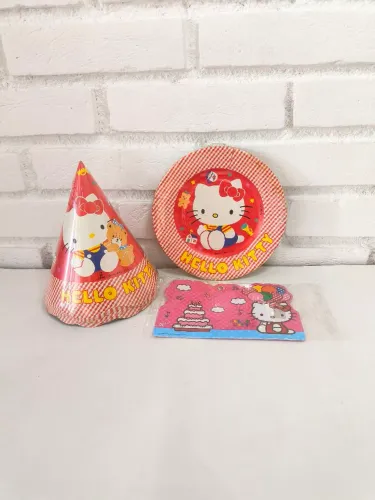 Kit Festa Hello Kitty Antigo Nunca usado original 