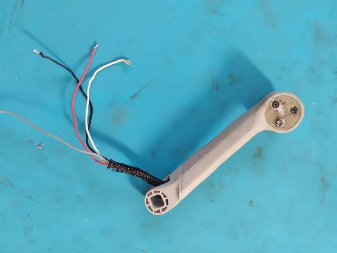 DJi mini 3 pró braço esquerdo traseiro 