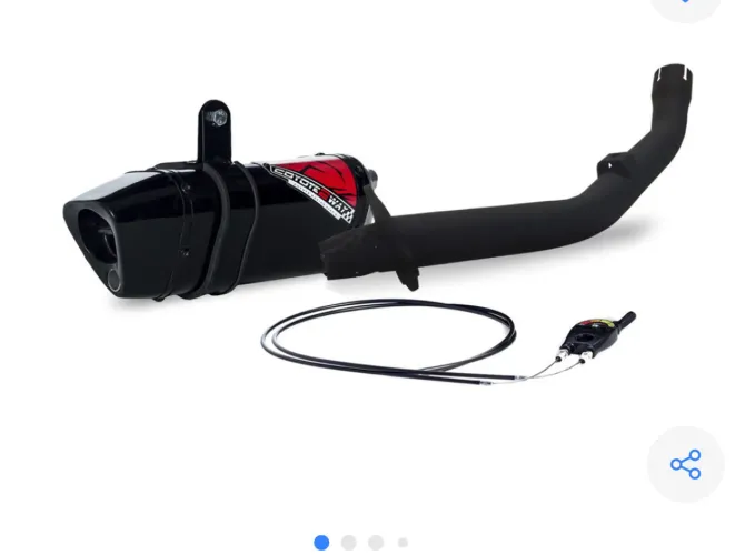 Escapamento Esportivo Coyote para brós! Com 2 modos silencioso e esportivo! 