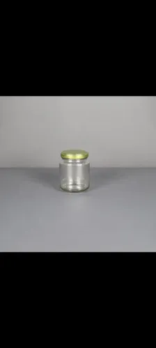 Pote vidro 240 ml com tampa metálica cores diversas. Ideal p/ doces, geleias, etc