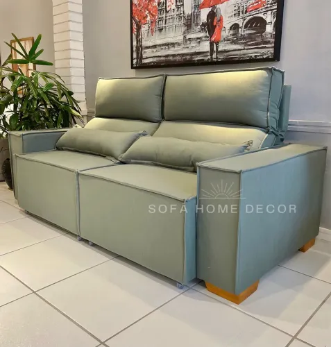 Sofá com reclinável em OFERTA ESPECIAL