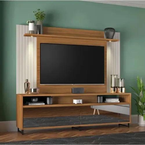 Rack Home Saturno NT 1080 Notável Freijo/Off White - Entrega Rápida!