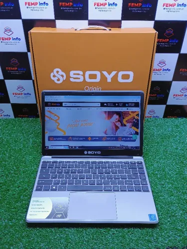 Laptop Soyo 14", 128GB, 4GB (Novo, Parcelado, c/ Entrega)