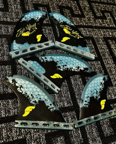 Quilhas Futures Fins importadas Josh Mulcoy Tri Quad Honeycomb Média