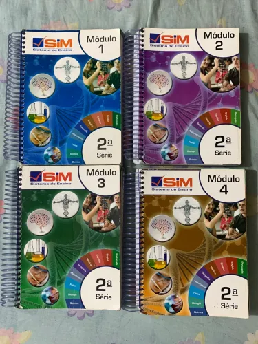 Coleção Livros Didáticos Sistema de Ensino SIM Ensino Médio 2ª Série
