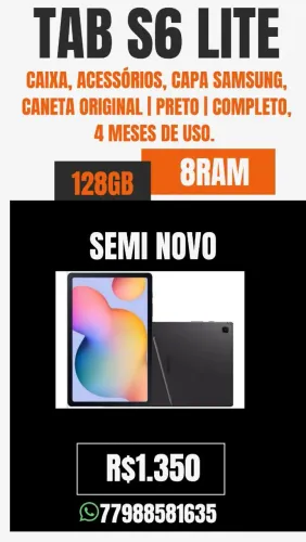 Vendo Tab S6 Lite 128gb