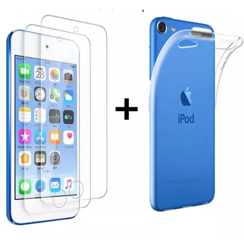 Película + Capa iPod Touch 5 6 7 Case Silicone Proteção