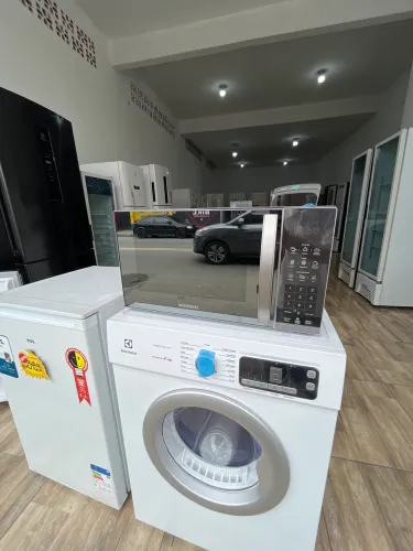 MICROONDAS INOX ESPELHADO 220 VOLTS - NOVO MOSTRUÁRIO