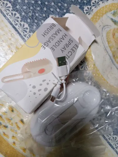 Escova 3 em 1 a vapor para cães e gatos