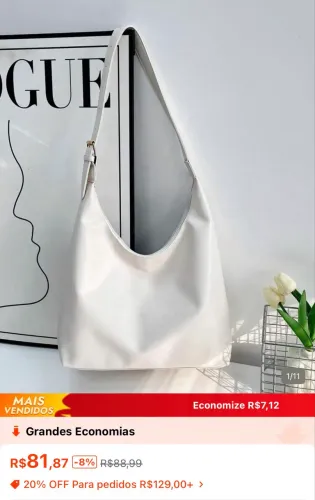 Bolsa branca 
