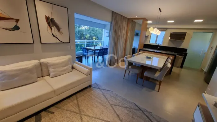 Apartamento Mobiliado Com 3 Suítes No Taquaral Com 2 Vagas Cobertas