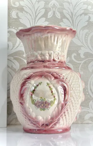 Elegante Vaso em Porcelana - Grande