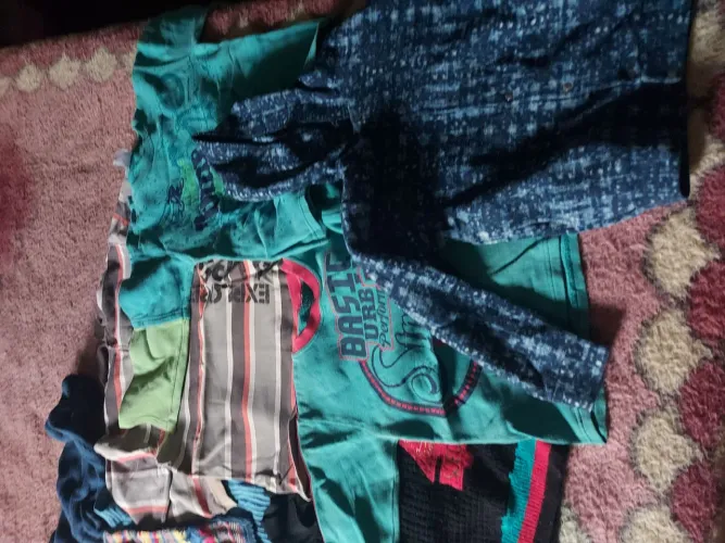 Blusas e camisas maga longa infantil