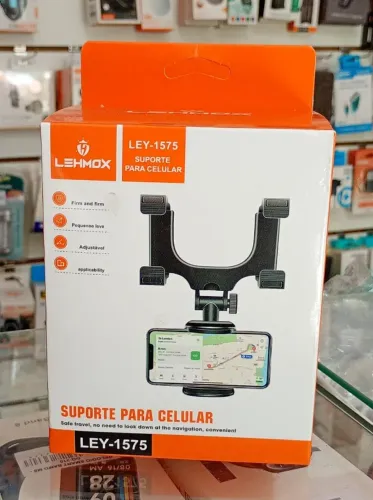 Suporte Celular Veicular Para Retrovisor - Novo