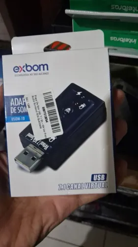 Placa de som USB 