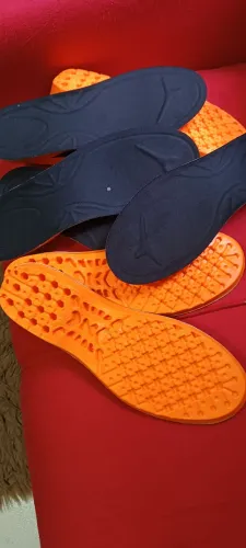 4 pares de palmilha em gel ortopédica tamanho 43
