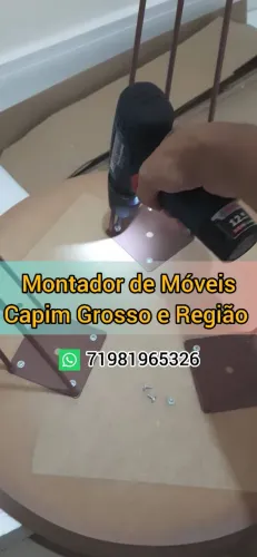 Montador de Móveis Capim Grosso, Jacobina, Várzea da Roça, Mairi