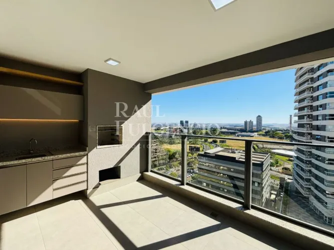 Apartamento novo para Locação com 3 quartos (1 suíte), sacada com churrasqueira, 2 vagas,
