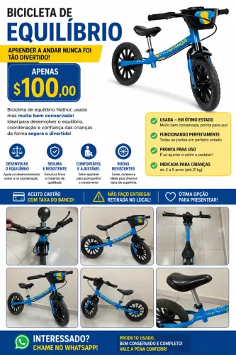 BICICLETA DE EQUILÍBRIO