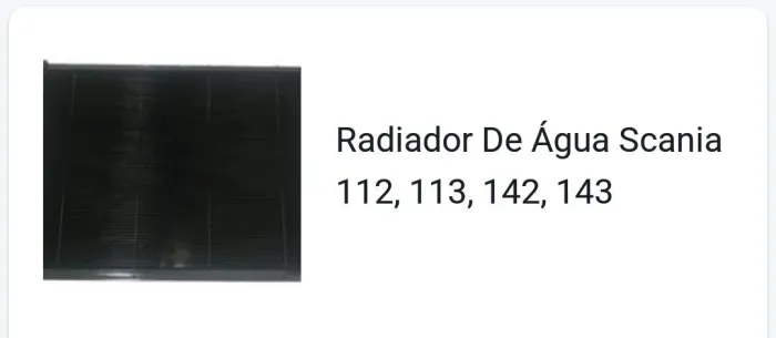 Radiador Caminhão 