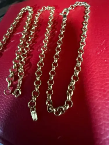 Pulseira Elo Português de ouro 3.11g 18k procedência garantia eterna