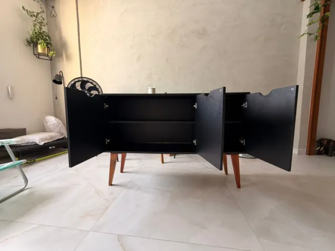 Buffet /Parador preto 