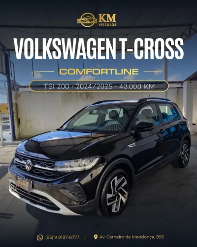Volkswagen T-Cross Comfortline 1.0 TSI Flex 5P Aut. 2025