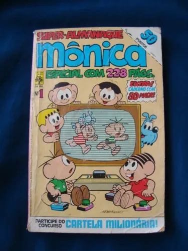 Livro / Gibi Super Almanaque da Monica No 1