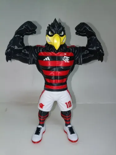 Mascote do Flamengo 3D 27 cm