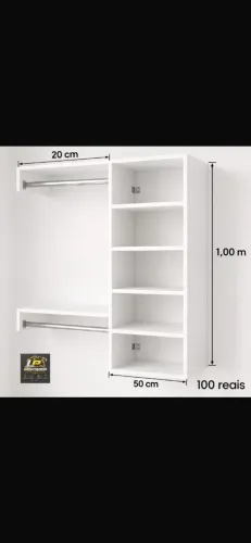 Organizador, cabides.