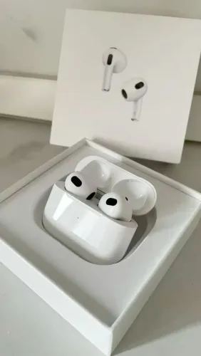 AirPods 3ª Geração Bluetooth Premium | Som Imersivo