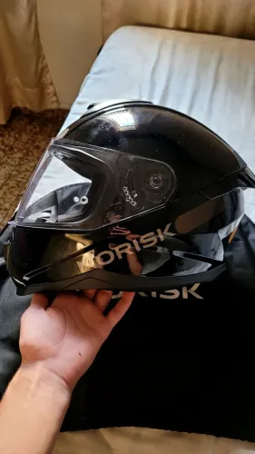 CAPACETE NORISK RAZOR BLACK EDITION IMPECÁVEL