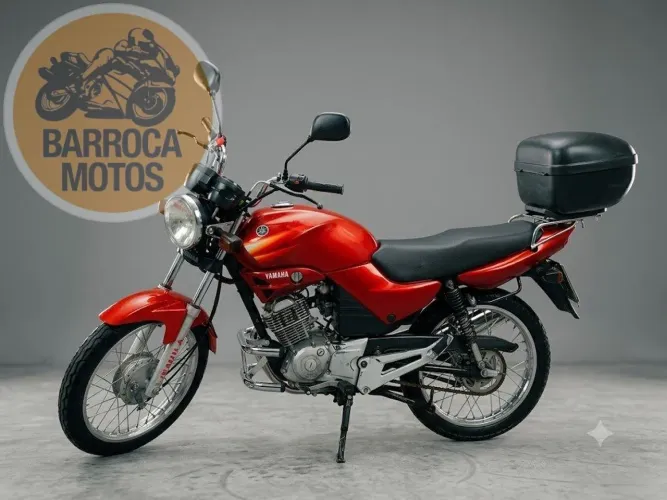 YBR-125CC YBR 125E * PARTIDA ELÉTRICA + BAULETO VERMELHA 2004/2005