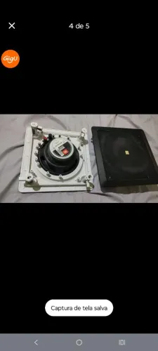 Par de caixa alto falante JBL