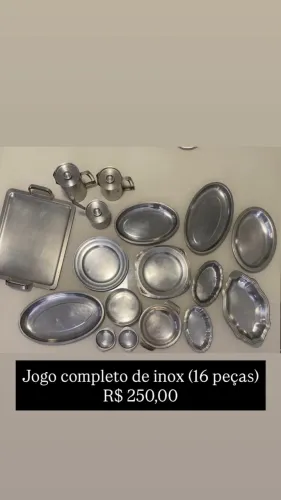 Jogo completo de inox (16 peças)