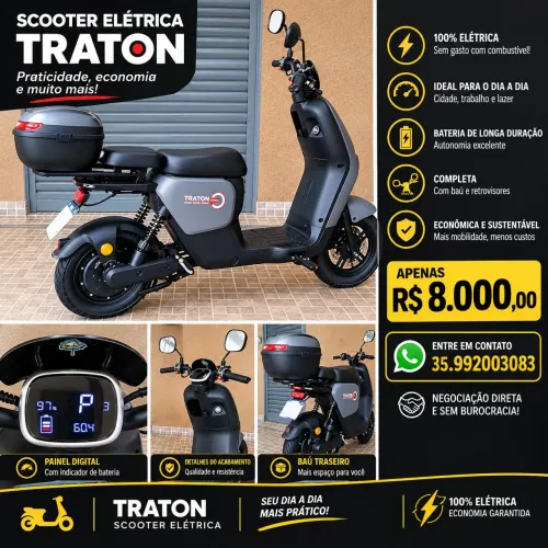 VENDE-SE SCOOTER ELÉTRICA TRATON! 