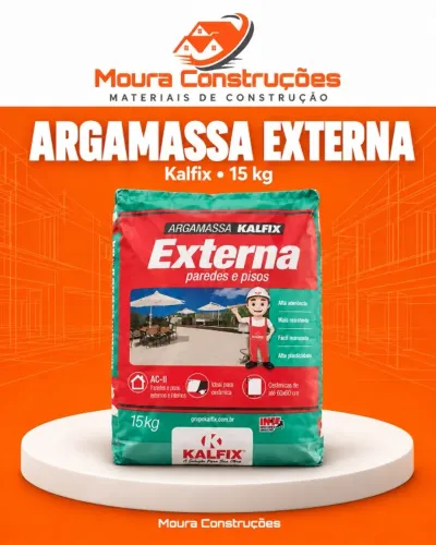 Argamassa Colante Externa AC-II Kalfix 15kg (Até 60x60cm)