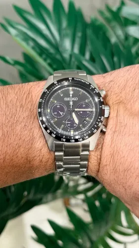 Seiko Prospex Speedtimer Solar - Ref. SSC819P1 - NOVO/SEM USO FULL SET