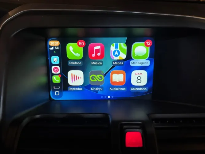 Interface Carplay / AndroidAuto para Volvo Xc60 2011 a 2017
