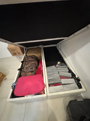 Cama baú casal