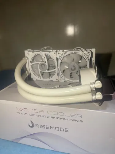 Water Cooler Rise Mode Aura Ice White 240mm ARGB