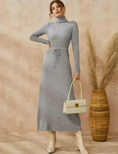 Vestido Cinza