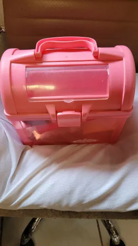 Malete cor de rosa multiuso
