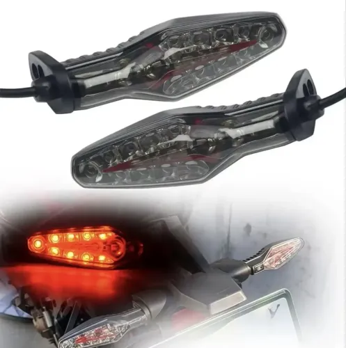 Led Pisca Seta Freio Traseiro BMW S1000RR R1250GS F900GS 2020 até 2027 Amarelo/Vermelho